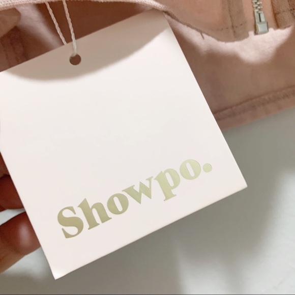 SHOWPO AUSTRALIA ROYAL POWER Blush Pink Crop Top - Picture 7 of 9